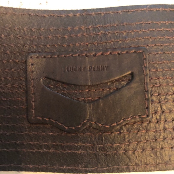 Wide leather belt from Anthropologie - Picture 4 of 8